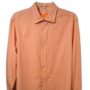 Tallia Men’s Upscale Casual Button-Down Shirt Sz: L 16 1/2